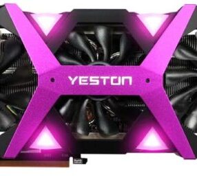 graphic card rx 5500 xt pink and black